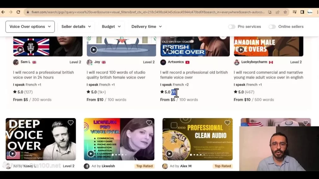 کسب درامد از fiverr