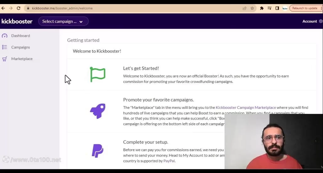 نحوه کار با مارکت پلیس kickbooster برای کسب درآمد دلاری بالا