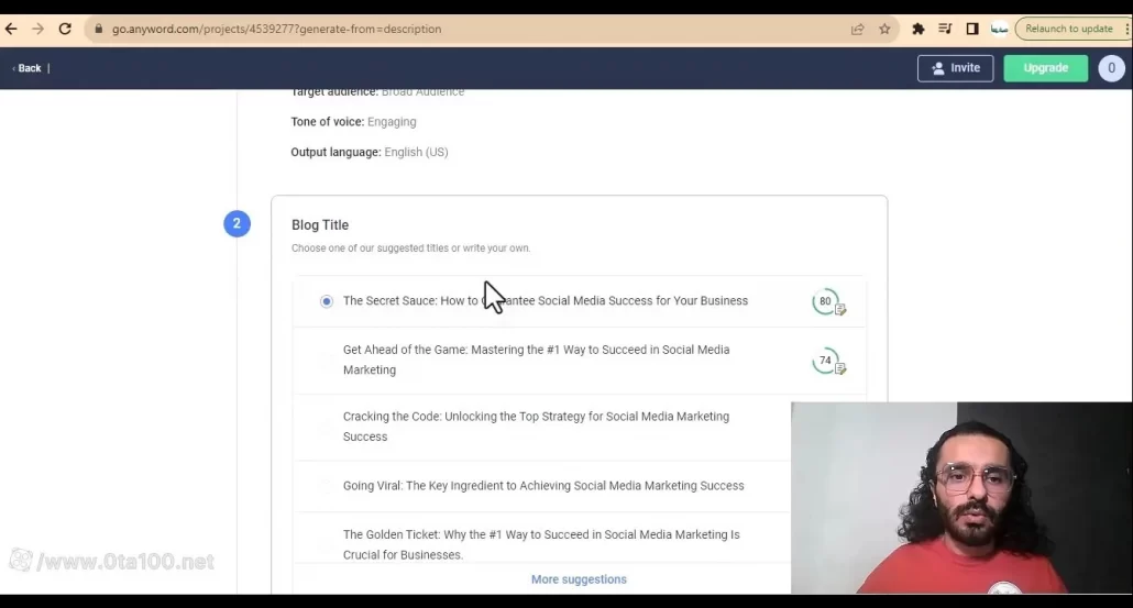 نحوه کار با سایت anyword.com
