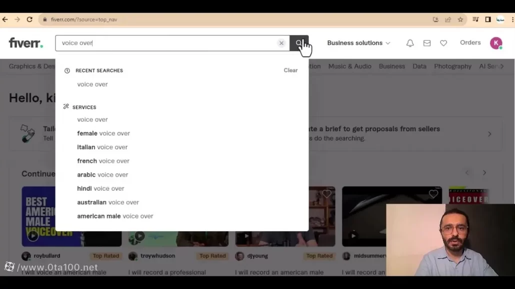 آموزش کار با سایت fiverr برای درامد دلاری روزانه