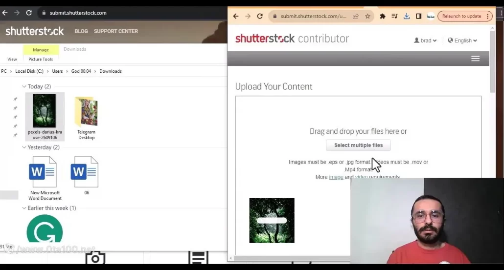 سایت اصلی شاتر استوک برای کسب درآمد دلاری اینترنتی