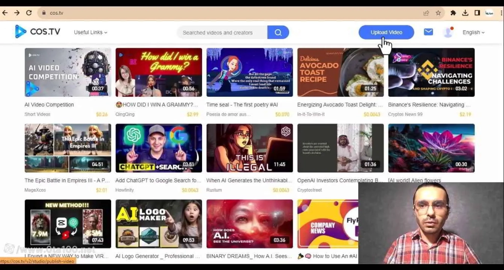 چگونه از سایت cos.tv استفاده کنیم