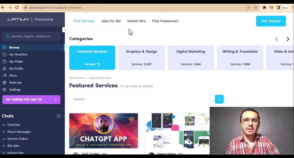 سایت لاتیوم یکی از بهترین وب سایت های فریلنسری دنیاست