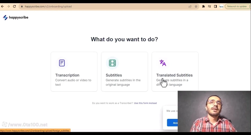 کار با وب سایت happy scribe برای کسب درامد دلاری
