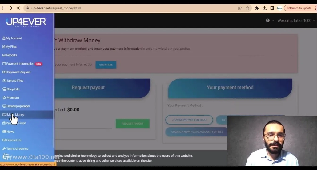 در قسمت make money این وب سایت می توانید درآمدهای آن را ببینید