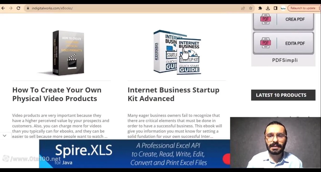 در سایت indigitalworks بروید به قسمت کتاب های الکتریکی مجانی